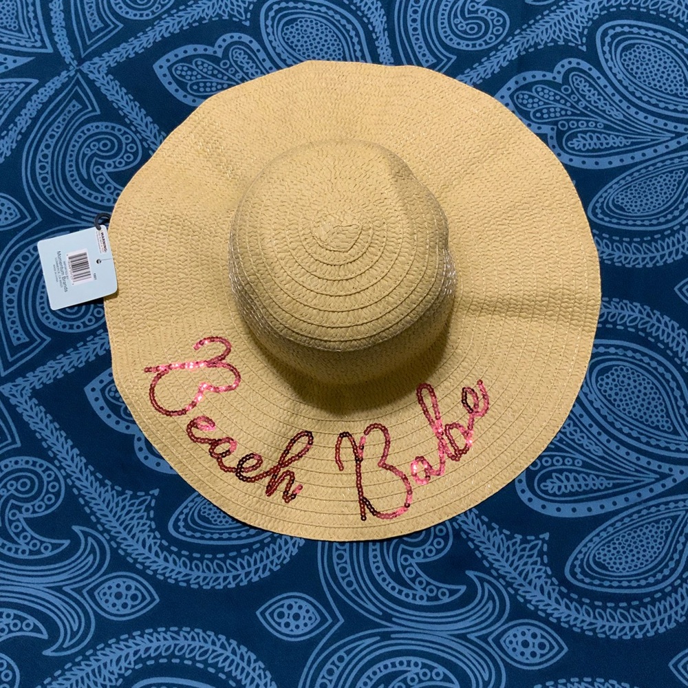Beach Babe Sun Hat - Yellow